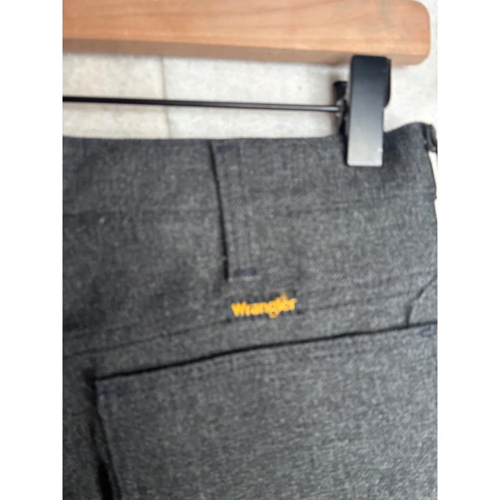 Wrangler Wrancher Dress Jeans Mens 31x32‎ Charcoal Gray Heather Twill 82HK